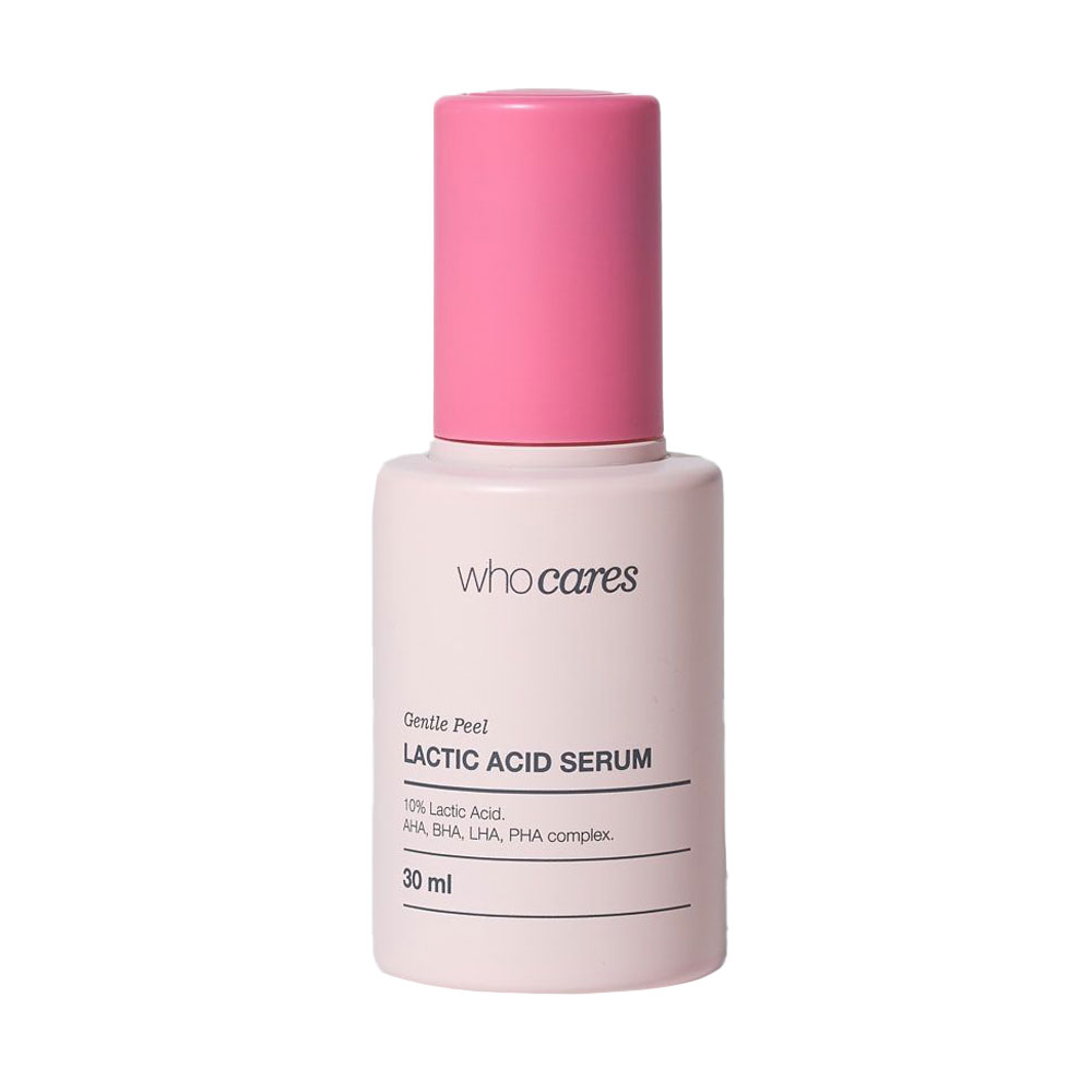 Незмивна сироватка-пілінг для обличчя Who Cares Gentle Peel Lactic Acid Serum із молочною кислотою, 30 мл
Незмивна сироватка-пілінг для обличчя Who Cares Gentle Peel Lactic Acid Serum із молочною кислотою, 30 мл