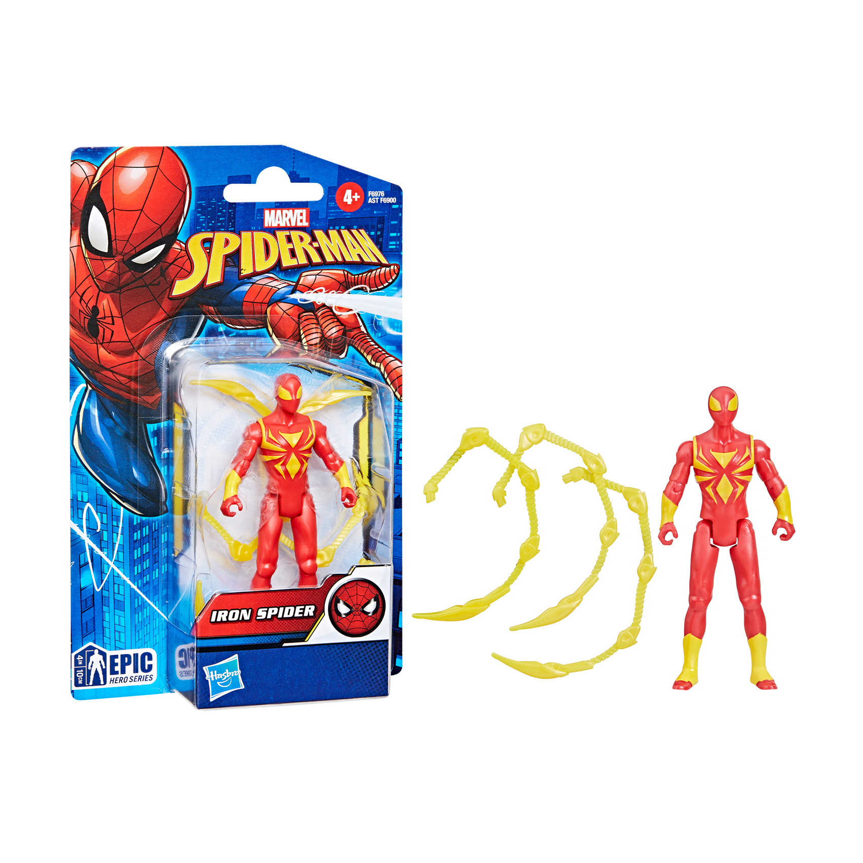 Ігрова фігурка Marvel Toys Epic Hero Series Spider-Man Iron Spider від 4 років, 10 см (F6900/F6976)
Ігрова фігурка Marvel Toys Epic Hero Series Spider-Man Iron Spider від 4 років, 10 см (F6900/F6976)