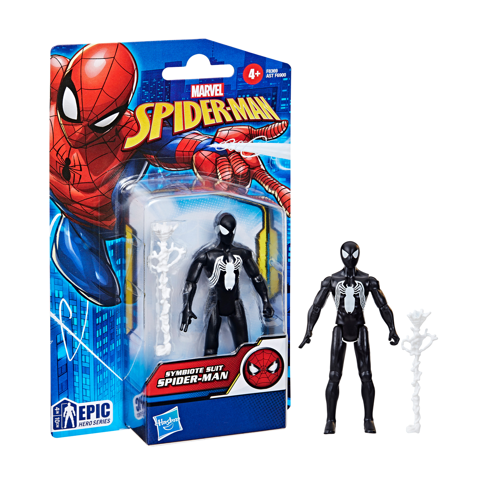 Ігрова фігурка Marvel Toys Epic Hero Series Spider-Man Symbiote Suit Spider-Man від 4 років, 10 см (F6900/F8369)
Ігрова фігурка Marvel Toys Epic Hero Series Spider-Man Symbiote Suit Spider-Man від 4 років, 10 см (F6900/F8369)