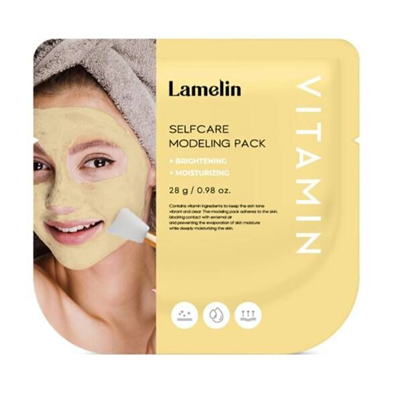 Моделювальна маска для обличчя Lamelin Self Care Modeling Pack Vitamin, 28 г
Моделювальна маска для обличчя Lamelin Self Care Modeling Pack Vitamin, 28 г