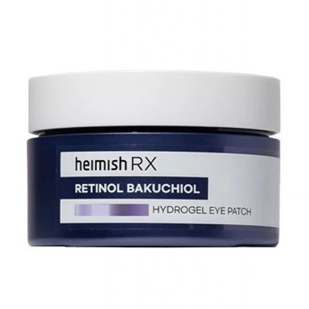Гідрогелеві патчі для шкіри навколо очей Heimish RX Retinol Bakuchiol Hydrogel Eye Patch, 60 шт
Гідрогелеві патчі для шкіри навколо очей Heimish RX Retinol Bakuchiol Hydrogel Eye Patch, 60 шт