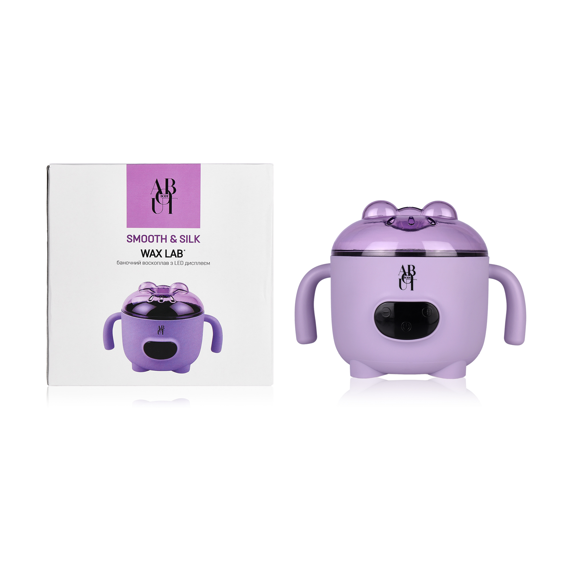 Уцінка! Баночний воскоплав ABOUT body з LED-дисплеєм Wax Lab, 400 мл
Уцінка! Баночний воскоплав ABOUT body з LED-дисплеєм Wax Lab, 400 мл