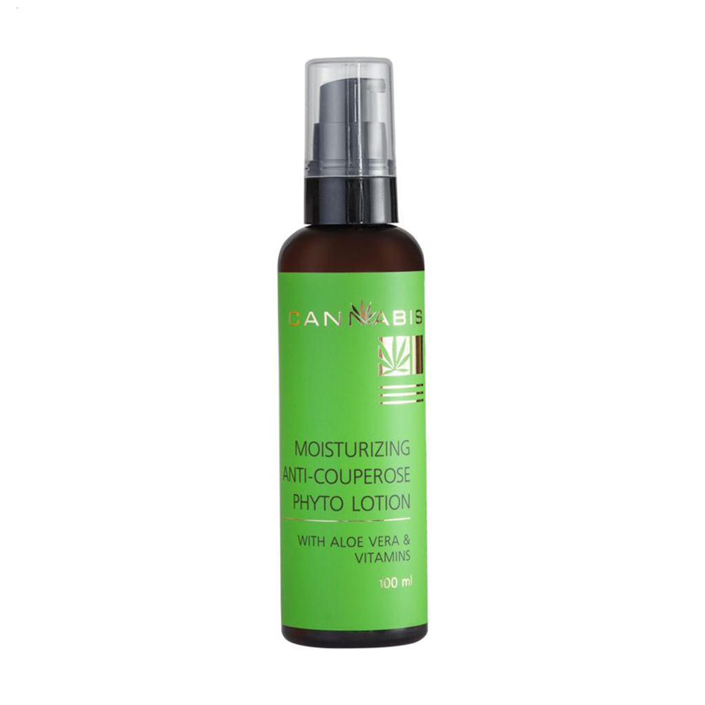 Зволожувальний антикуперозний фітолосьйон для обличчя Cannabis Moisturizing Anti-Couperose Phyto Lotion з алое вера та вітамінами, 100 мл
Зволожувальний антикуперозний фітолосьйон для обличчя Cannabis Moisturizing Anti-Couperose Phyto Lotion з алое вера та вітамінами, 100 мл