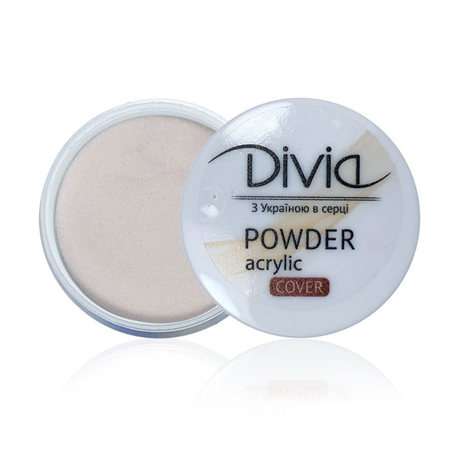 Акрилова пудра для нігтів Divia Acrylic Powder Cover Камуфлювальна, AC25 Nude Shimmer, 32 г
Акрилова пудра для нігтів Divia Acrylic Powder Cover Камуфлювальна, AC25 Nude Shimmer, 32 г