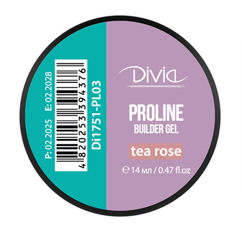 Гель для нарощування нігтів Divia ProLine Builder Gel PL03 Tea Rose, 14 мл
Гель для нарощування нігтів Divia ProLine Builder Gel PL03 Tea Rose, 14 мл