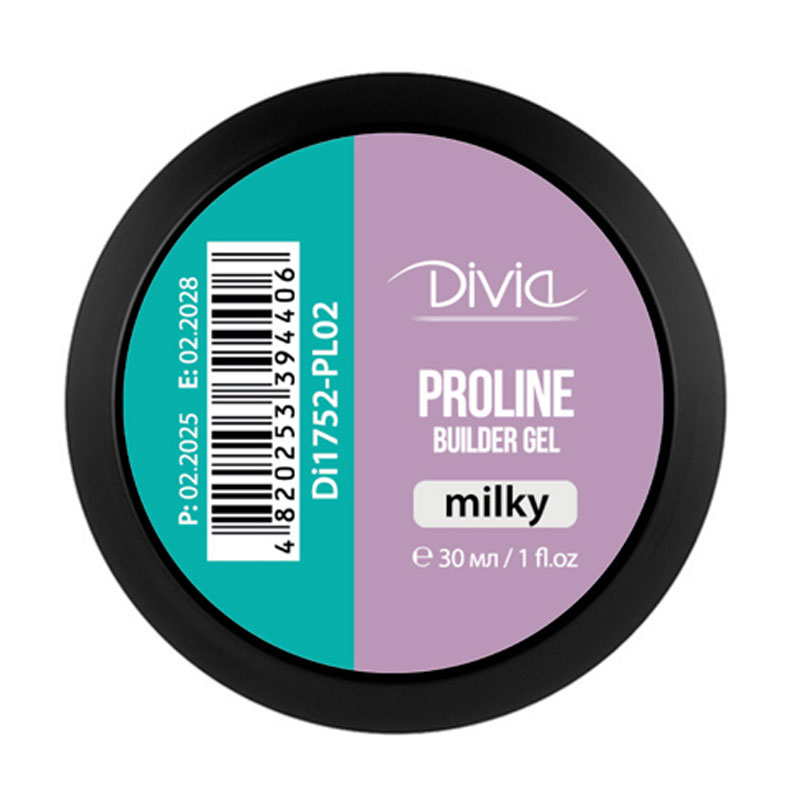 Гель для нарощування нігтів Divia ProLine Builder Gel PL02 Milky, 30 мл
Гель для нарощування нігтів Divia ProLine Builder Gel PL02 Milky, 30 мл