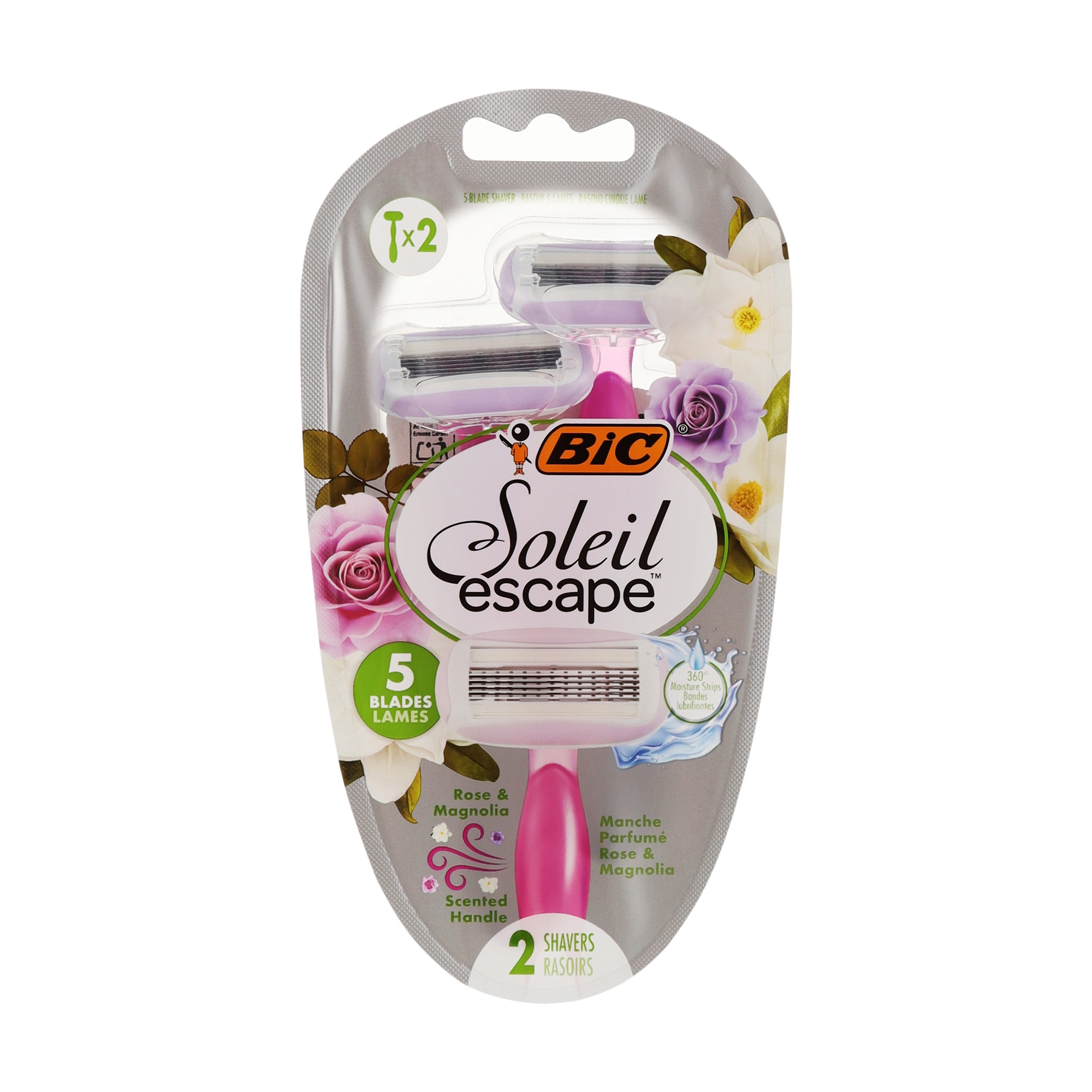 Станок одноразовий жіночий BIC Soleil Троянда-магнолія, 2 шт
Станок одноразовий жіночий BIC Soleil Троянда-магнолія, 2 шт