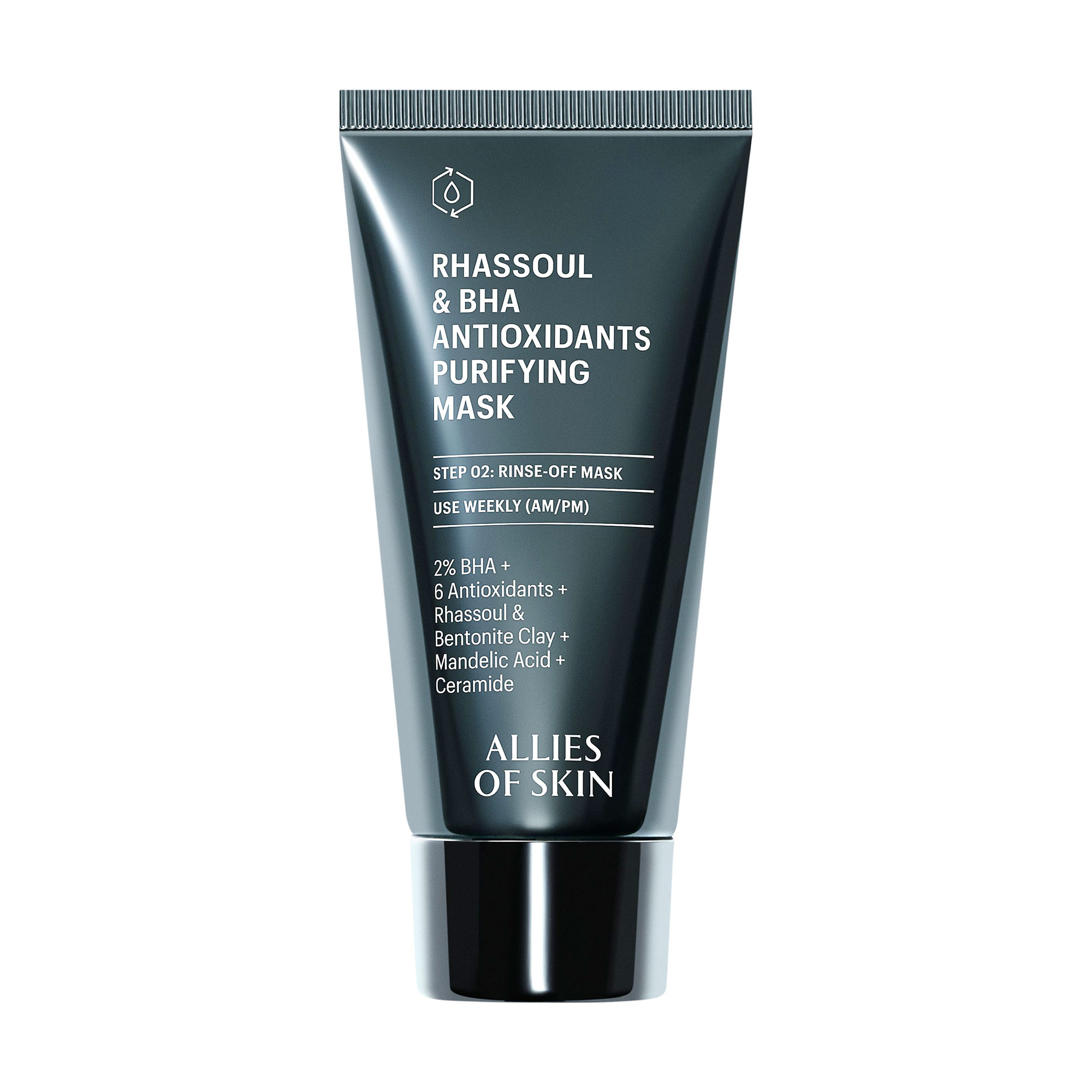 Очищувальна маска для обличчя Allies Of Skin Rhassoul & BHA Antioxidants Purifying Mask, 50 мл
Очищувальна маска для обличчя Allies Of Skin Rhassoul & BHA Antioxidants Purifying Mask, 50 мл