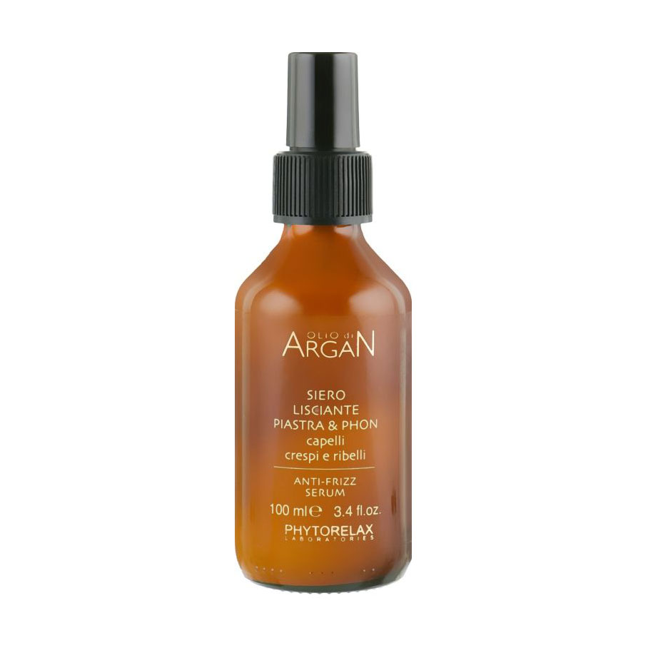 Сироватка Phytorelax Laboratories Argan Anti-Frizz Serum для розгладження волосся, 100 мл
Сироватка Phytorelax Laboratories Argan Anti-Frizz Serum для розгладження волосся, 100 мл