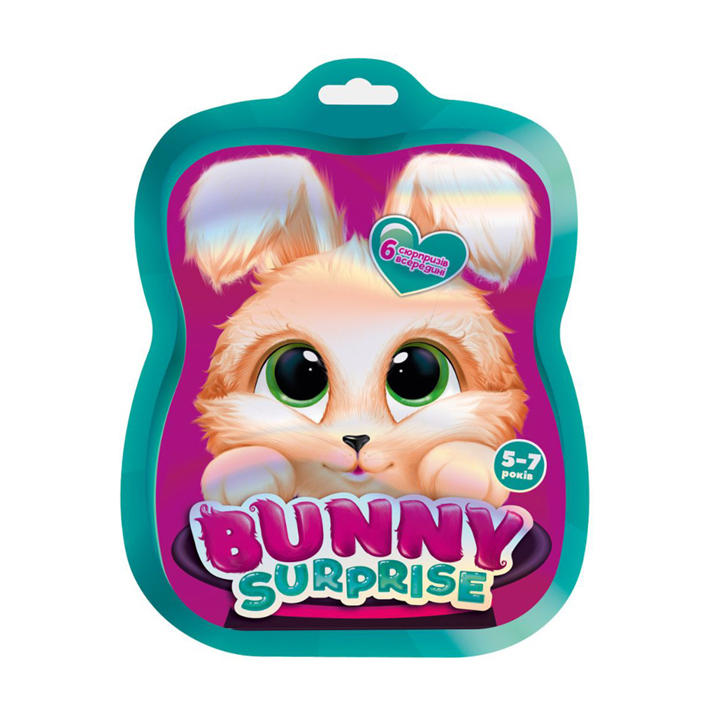 Набір для творчості Vladi Toys Bunny surprise із сюрпризами, темно-рожевий, 6 сюрпризів, від 5 років (VT8080-12)
Набір для творчості Vladi Toys Bunny surprise із сюрпризами, темно-рожевий, 6 сюрпризів, від 5 років (VT8080-12)