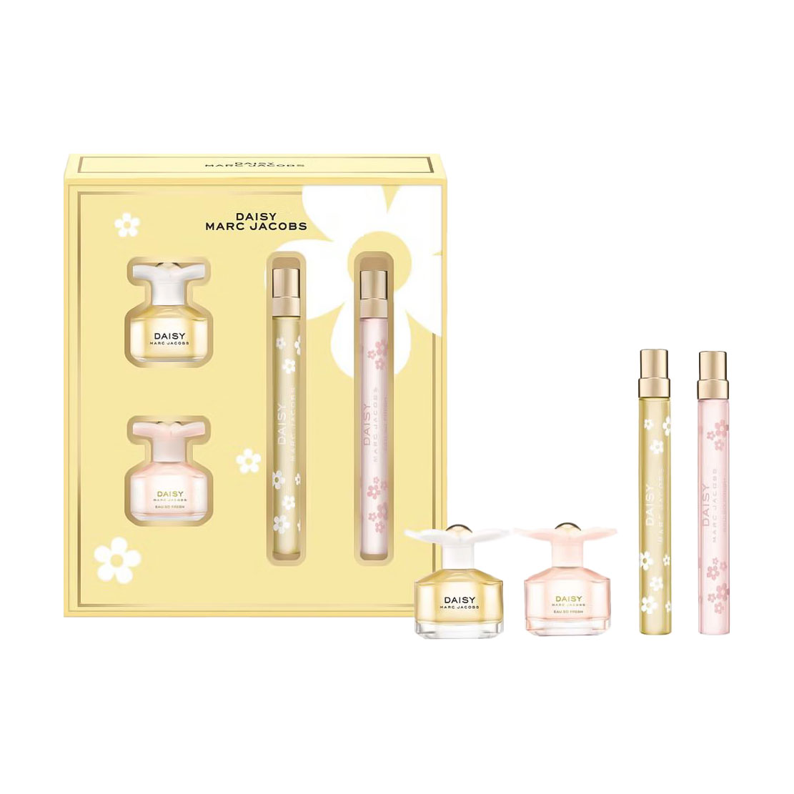 Парфумований набір жіночий Marc Jacobs Miniature Set (Daisy, 10 мл + Daisy Eau So Fresh, 10 мл + Daisy, 4 мл + Daisy Eau So Fresh, 4 мл)
Парфумований набір жіночий Marc Jacobs Miniature Set (Daisy, 10 мл + Daisy Eau So Fresh, 10 мл + Daisy, 4 мл + Daisy Eau So Fresh, 4 мл)