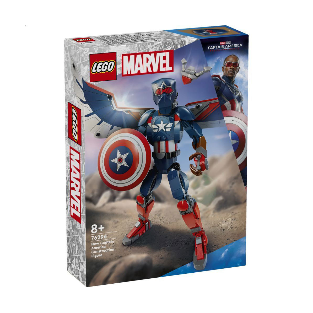 Конструктор LEGO Marvel New Captain America, 359 деталей, від 8 років (76296)
Конструктор LEGO Marvel New Captain America, 359 деталей, від 8 років (76296)