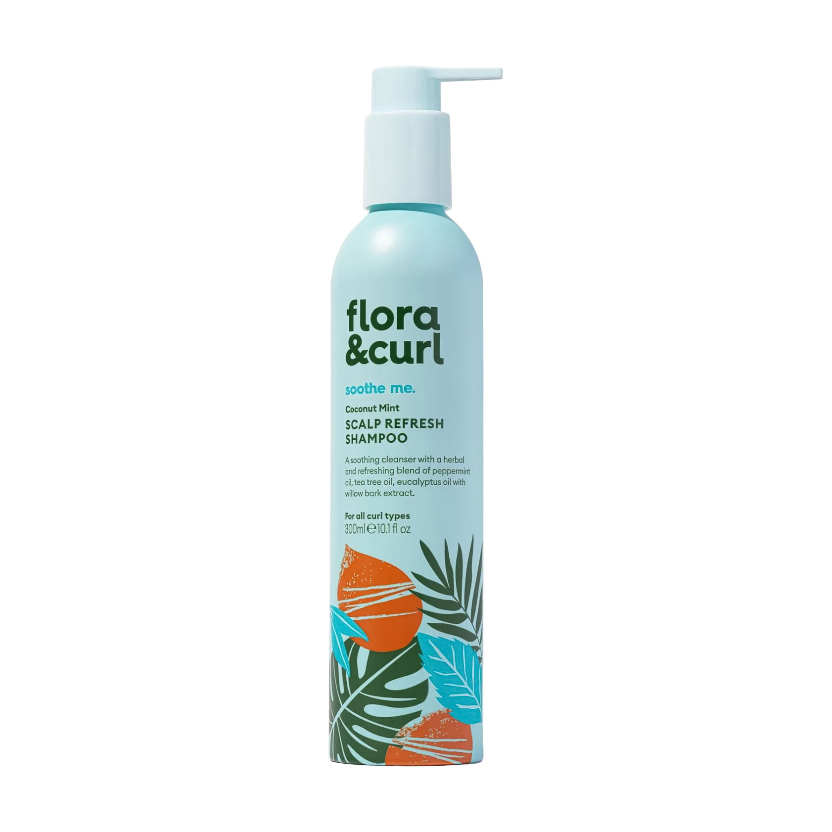Освіжальний шампунь для шкіри голови Flora & Curl Soothe Me Coconut Mint Scalp Refresh Shampoo, 300 мл
Освіжальний шампунь для шкіри голови Flora & Curl Soothe Me Coconut Mint Scalp Refresh Shampoo, 300 мл