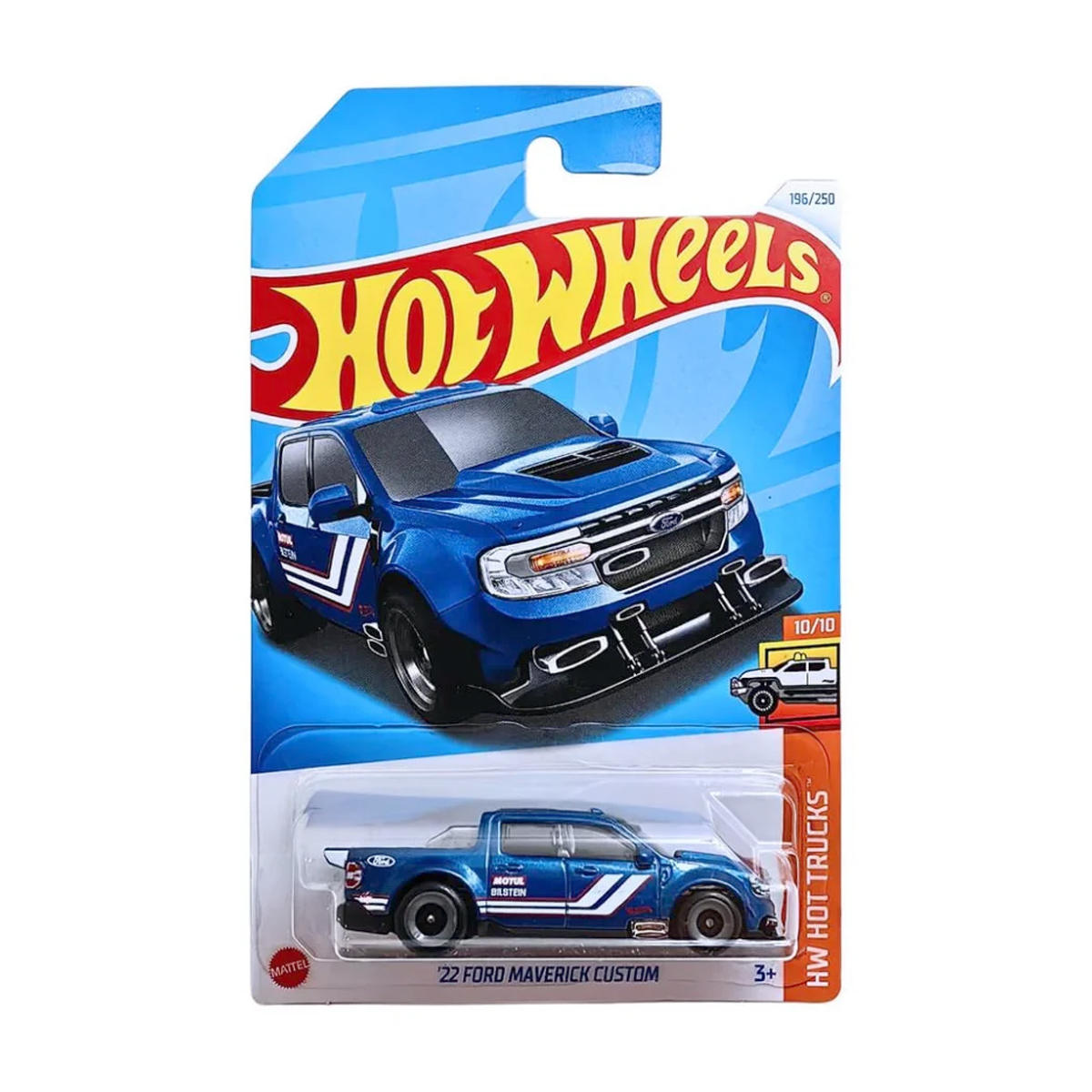 Базовий автомобіль Hot Wheels 22 Ford Maverick Custom, темно-синій з біло червоною полосою, від 3 років, 11*3.5*11 см (5785)
Базовий автомобіль Hot Wheels 22 Ford Maverick Custom, темно-синій з біло червоною полосою, від 3 років, 11*3.5*11 см (5785)