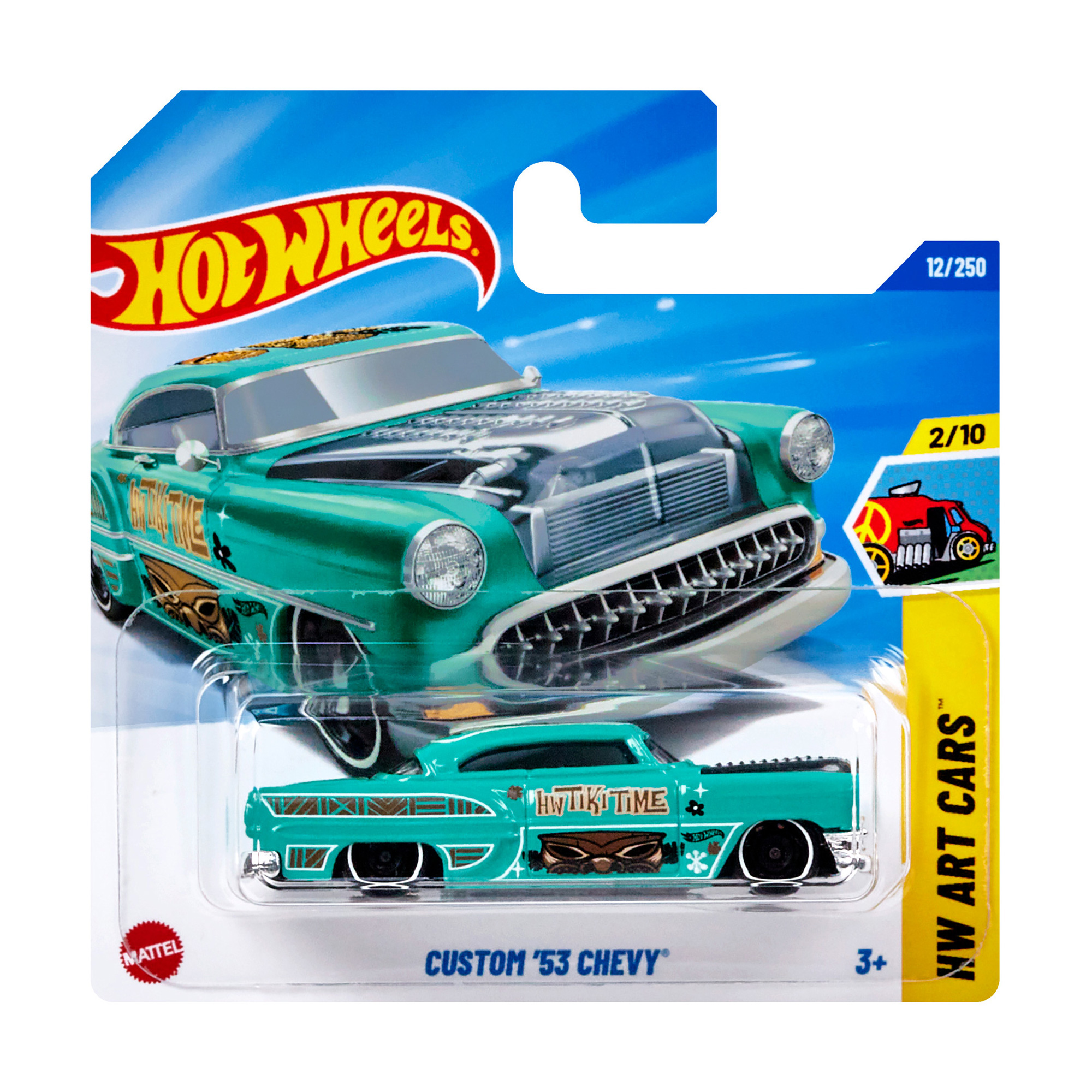 Базовий автомобіль Hot Wheels Custom 53 Chevy, світло-зелений з прозорим мотором, від 3 років, 11*3.5*11 см (5785)
Базовий автомобіль Hot Wheels Custom 53 Chevy, світло-зелений з прозорим мотором, від 3 років, 11*3.5*11 см (5785)
