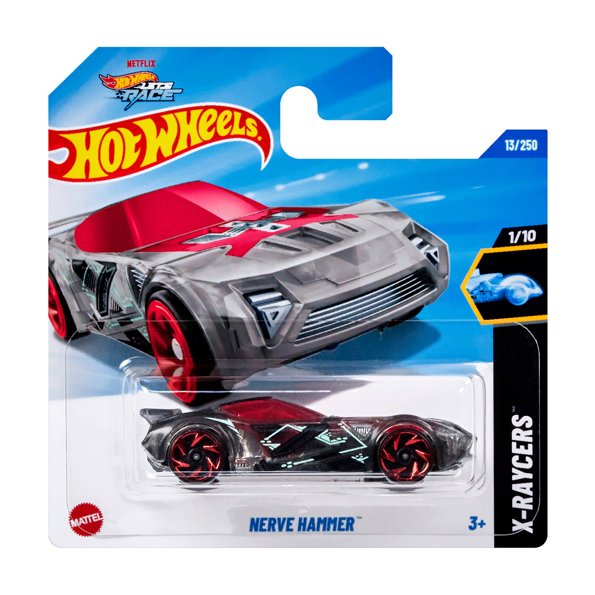 Базовий автомобіль Hot Wheels Nerve Hammer, чорний з червоною кабіною, від 3 років, 11*3.5*11 см (5785)
Базовий автомобіль Hot Wheels Nerve Hammer, чорний з червоною кабіною, від 3 років, 11*3.5*11 см (5785)