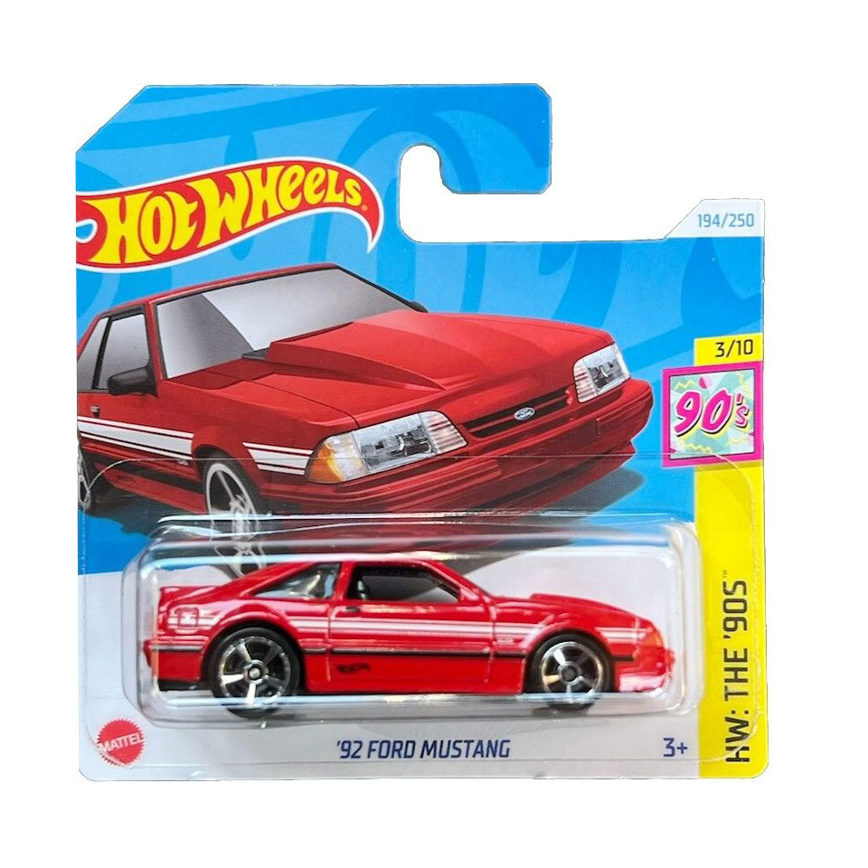Базовий автомобіль Hot Wheels 92 Ford Mustang, червоно-білий, від 3 років, 11*3.5*11 см (5785)
Базовий автомобіль Hot Wheels 92 Ford Mustang, червоно-білий, від 3 років, 11*3.5*11 см (5785)
