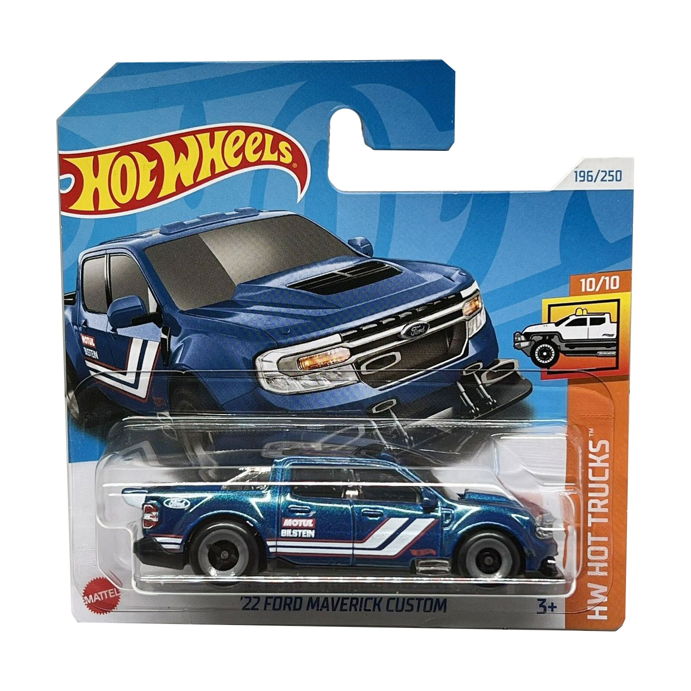 Базовий автомобіль Hot Wheels 22 Ford Maverick Custom, темно-синій, з білою смугою, від 3 років, 11*3.5*11 см (5785)
Базовий автомобіль Hot Wheels 22 Ford Maverick Custom, темно-синій, з білою смугою, від 3 років, 11*3.5*11 см (5785)