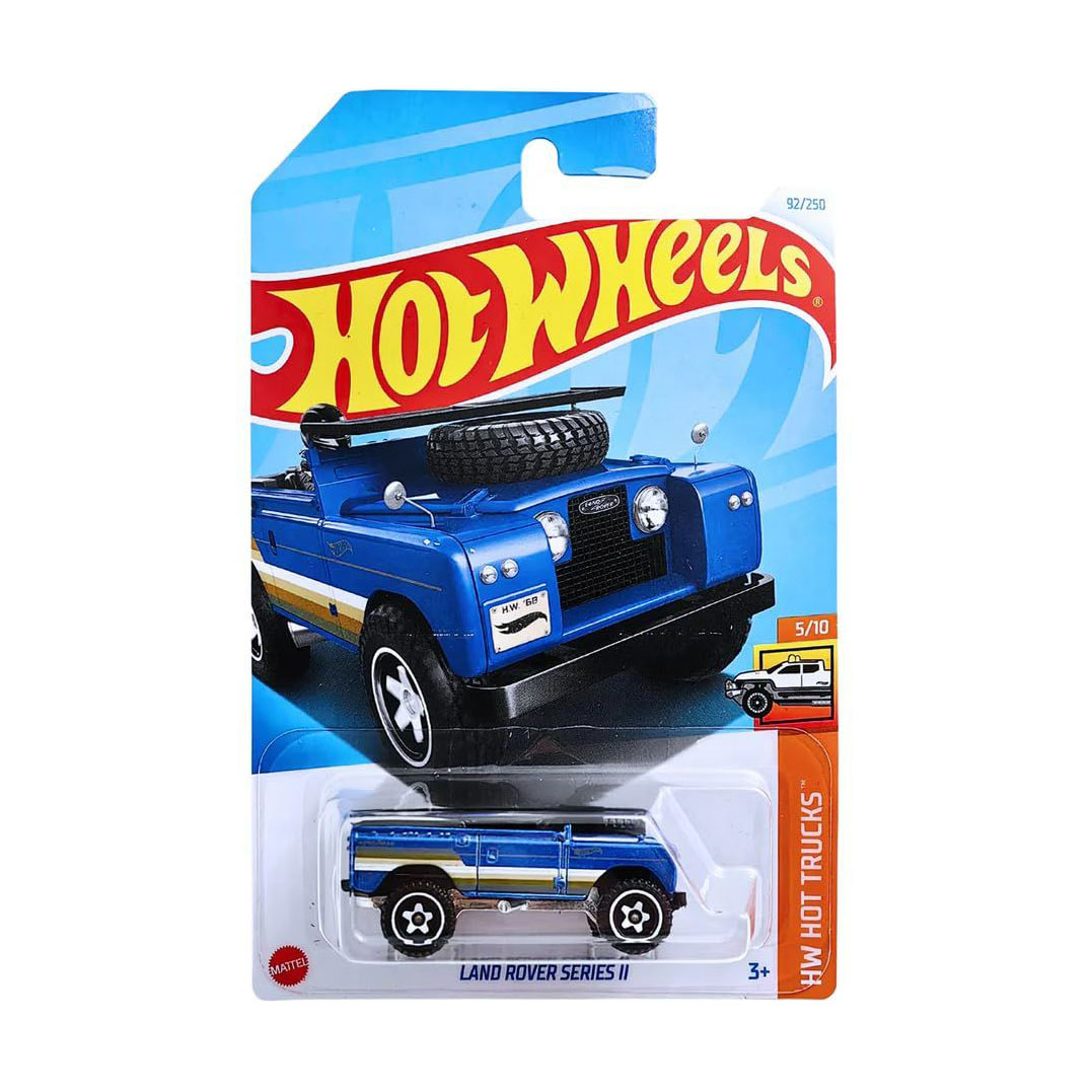 Базовий автомобіль Hot Wheels Land Rover Series II, темно-синій, з білою та гірчичною полосою, від 3 років, 11*3.5*11 см (5785)
Базовий автомобіль Hot Wheels Land Rover Series II, темно-синій, з білою та гірчичною полосою, від 3 років, 11*3.5*11 см (5785)