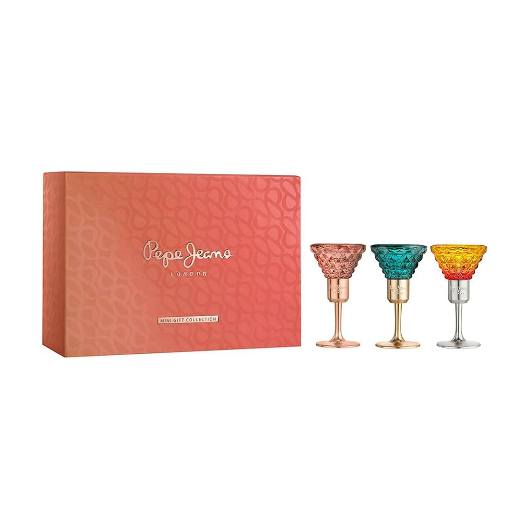 Парфумований набір жіночий Pepe Jeans Miniature Gift Set For Her (парфумована вода, 3*15 мл)
Парфумований набір жіночий Pepe Jeans Miniature Gift Set For Her (парфумована вода, 3*15 мл)