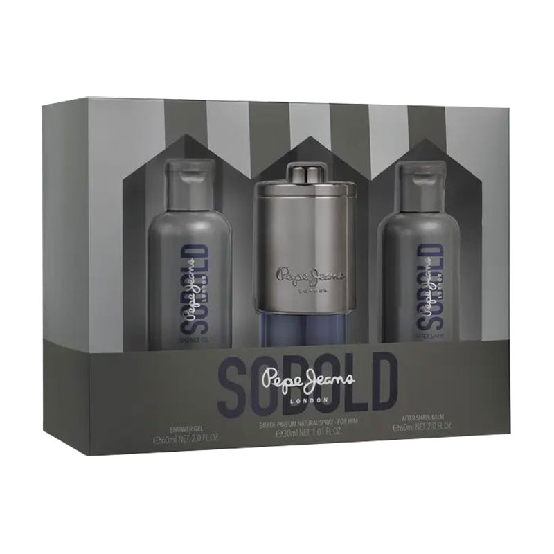 Парфумований набір чоловічий Pepe Jeans Sobold For Him Gift Set (парфумована вода, 30 мл + бальзам після гоління, 60 мл + гель для душу, 60 мл)
Парфумований набір чоловічий Pepe Jeans Sobold For Him Gift Set (парфумована вода, 30 мл + бальзам після гоління, 60 мл + гель для душу, 60 мл)