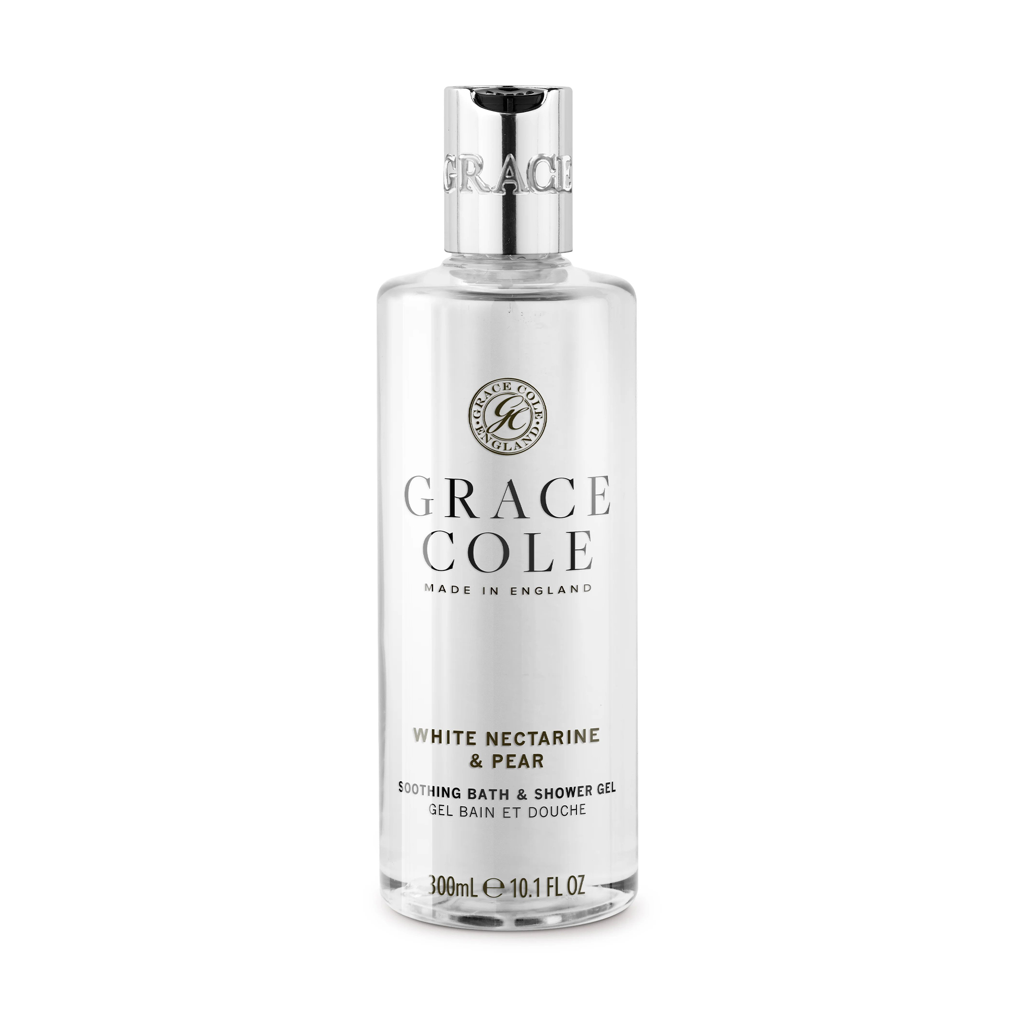 Гель для ванни та душу Grace Cole Soothing Bath & Shower Gel White Nectarine & Pear, 300 мл
Гель для ванни та душу Grace Cole Soothing Bath & Shower Gel White Nectarine & Pear, 300 мл