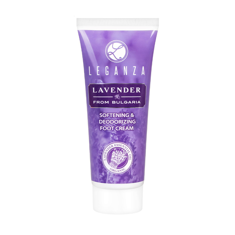 Пом'якшувальний дезодорувальний крем для ніг Leganza Lavender from Bulgaria Softering & Deodorizing Foot Cream, 75 мл
Пом'якшувальний дезодорувальний крем для ніг Leganza Lavender from Bulgaria Softering & Deodorizing Foot Cream, 75 мл