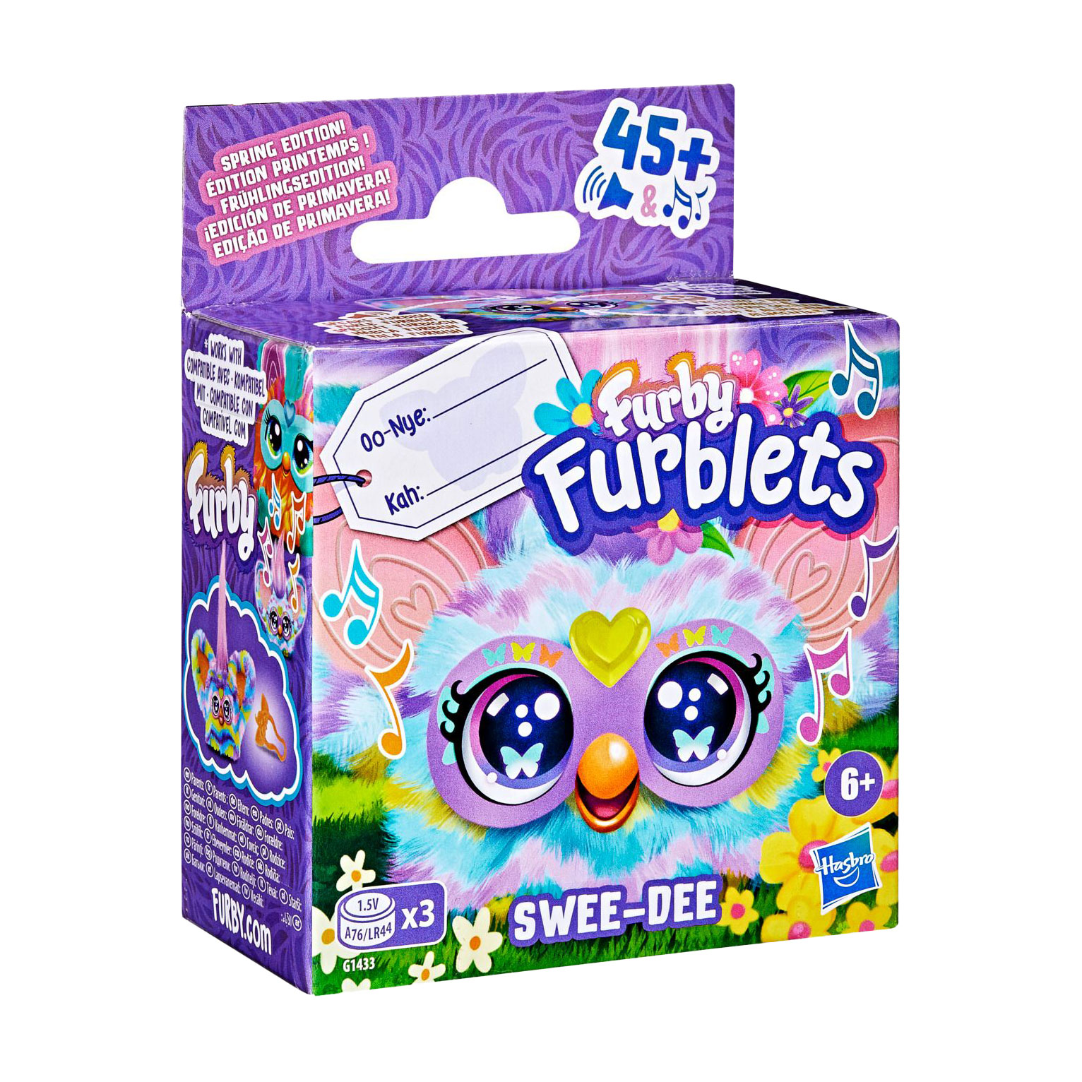 Інтерактивна іграшка Furby Furblets Swee-Dee від 6 років, 5 см (G1433)
Інтерактивна іграшка Furby Furblets Swee-Dee від 6 років, 5 см (G1433)