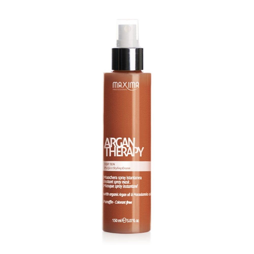 Спрей для волосся Maxima Professional Argan Therapy Top Ten Perfect Styling Cream, 150 мл
Спрей для волосся Maxima Professional Argan Therapy Top Ten Perfect Styling Cream, 150 мл
