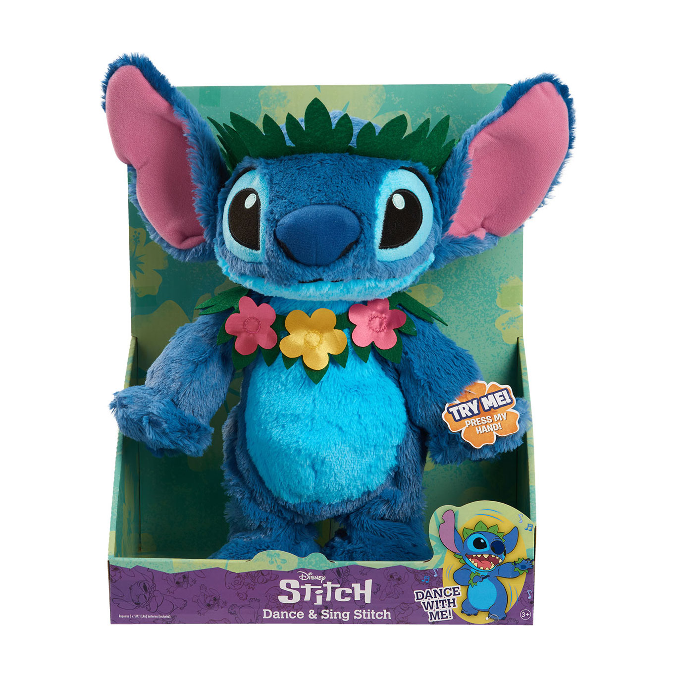 Інтерактивна іграшка Disney Stitch Запальний Стіч, 35.5 см, від 3 років (30283)
Інтерактивна іграшка Disney Stitch Запальний Стіч, 35.5 см, від 3 років (30283)