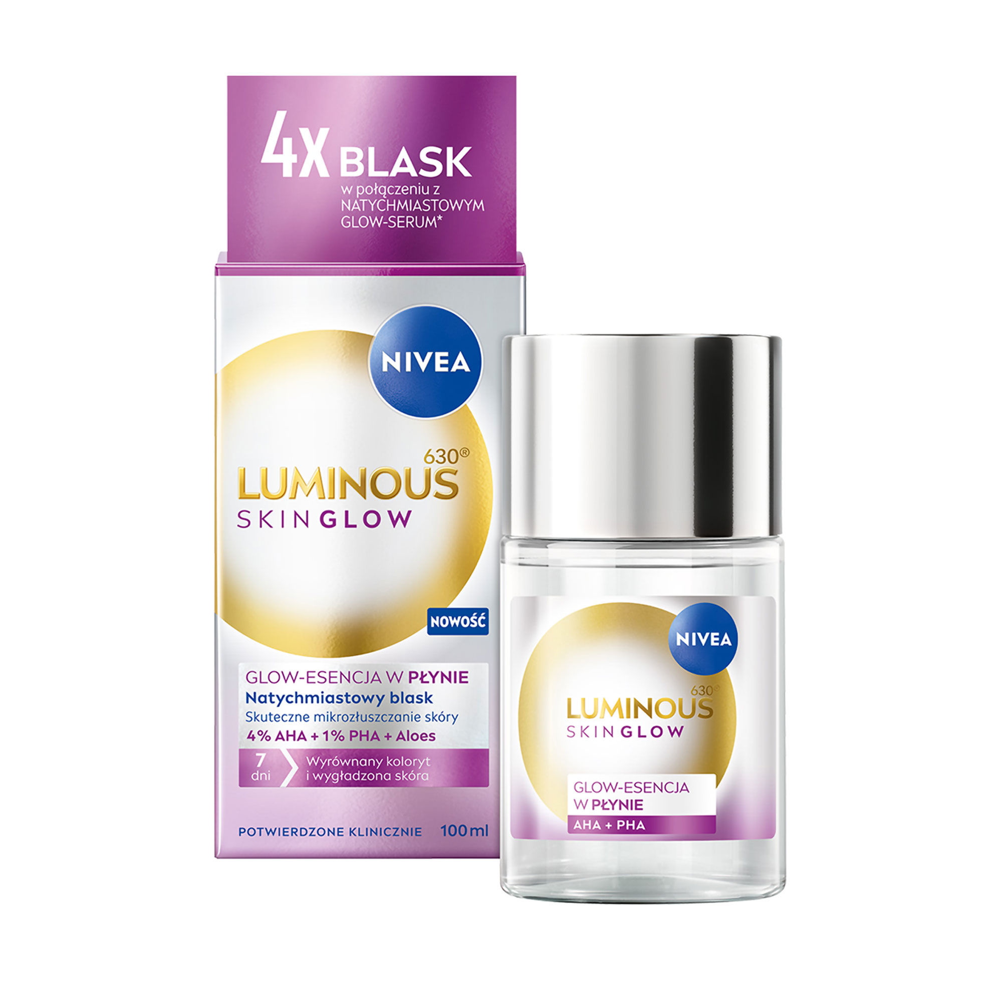 Рідкий ексфоліант для обличчя NIVEA Luminous630 Skin Glow, 100 мл
Рідкий ексфоліант для обличчя NIVEA Luminous630 Skin Glow, 100 мл