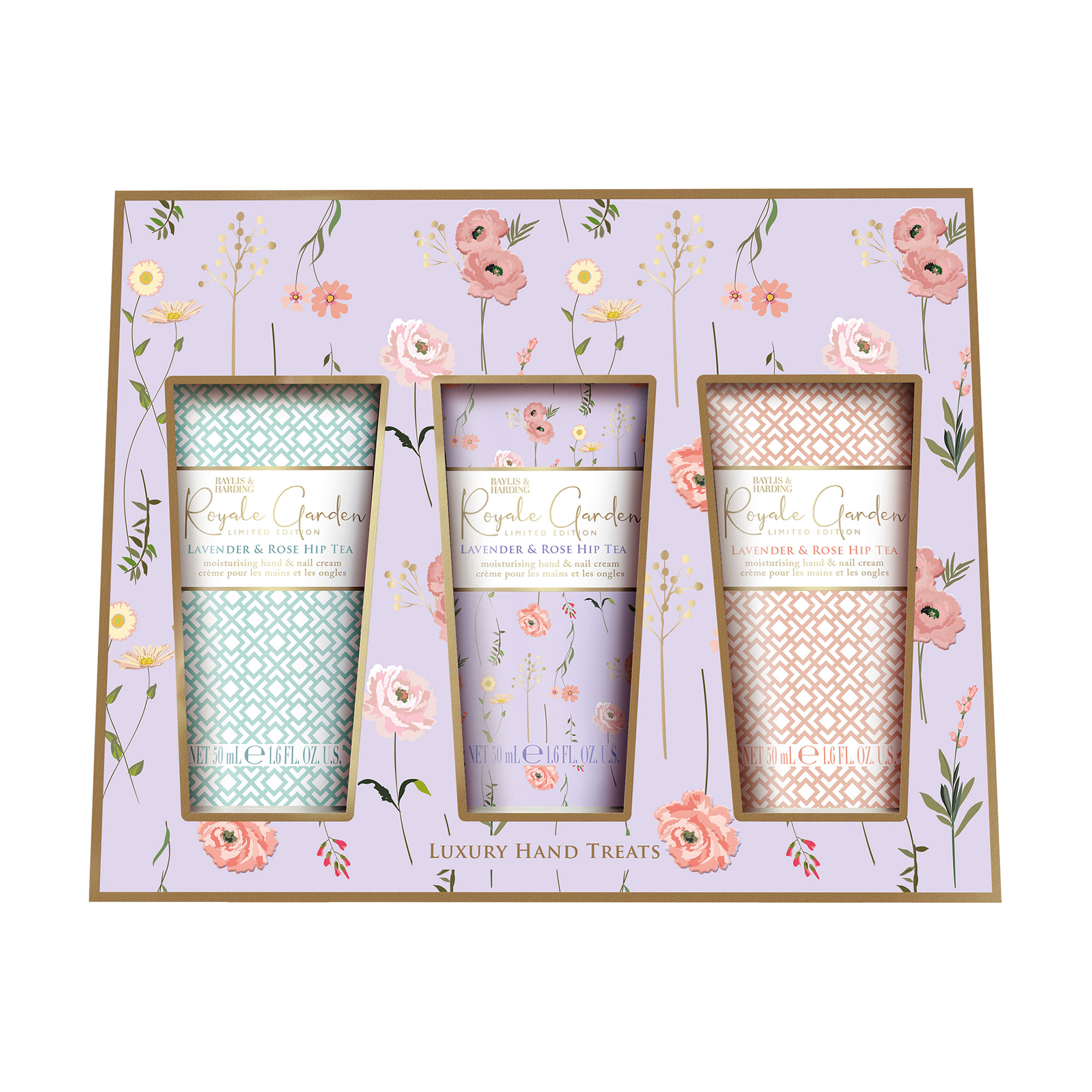 Подарунковий набір Baylis & Harding Royale Garden Luxury Hand Treats Gift Set (крем для рук, 3*50 мл)
Подарунковий набір Baylis & Harding Royale Garden Luxury Hand Treats Gift Set (крем для рук, 3*50 мл)