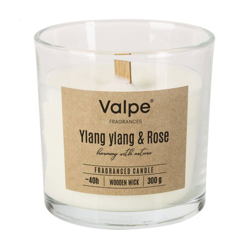 Ароматична свічка в склянці Bispol Valpe Fragrances Candle Ylang Ylang & Rose, 300 г (sn100-000-384)
Ароматична свічка в склянці Bispol Valpe Fragrances Candle Ylang Ylang & Rose, 300 г (sn100-000-384)