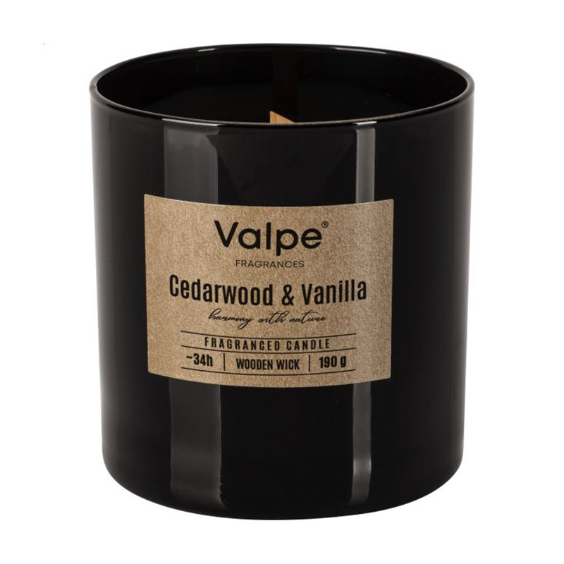 Ароматична свічка в склянці Bispol Fragrances Candle Cedarwood & Vanilla, 190 г (sn82-095-81)
Ароматична свічка в склянці Bispol Fragrances Candle Cedarwood & Vanilla, 190 г (sn82-095-81)