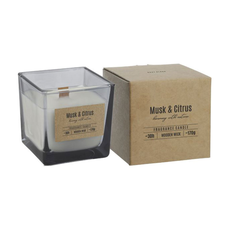 Уцінка! Ароматична свічка в склянці Bispol Fragrances Candle Musk & Citrus, 170 г (snk80-070-328)
Уцінка! Ароматична свічка в склянці Bispol Fragrances Candle Musk & Citrus, 170 г (snk80-070-328)
