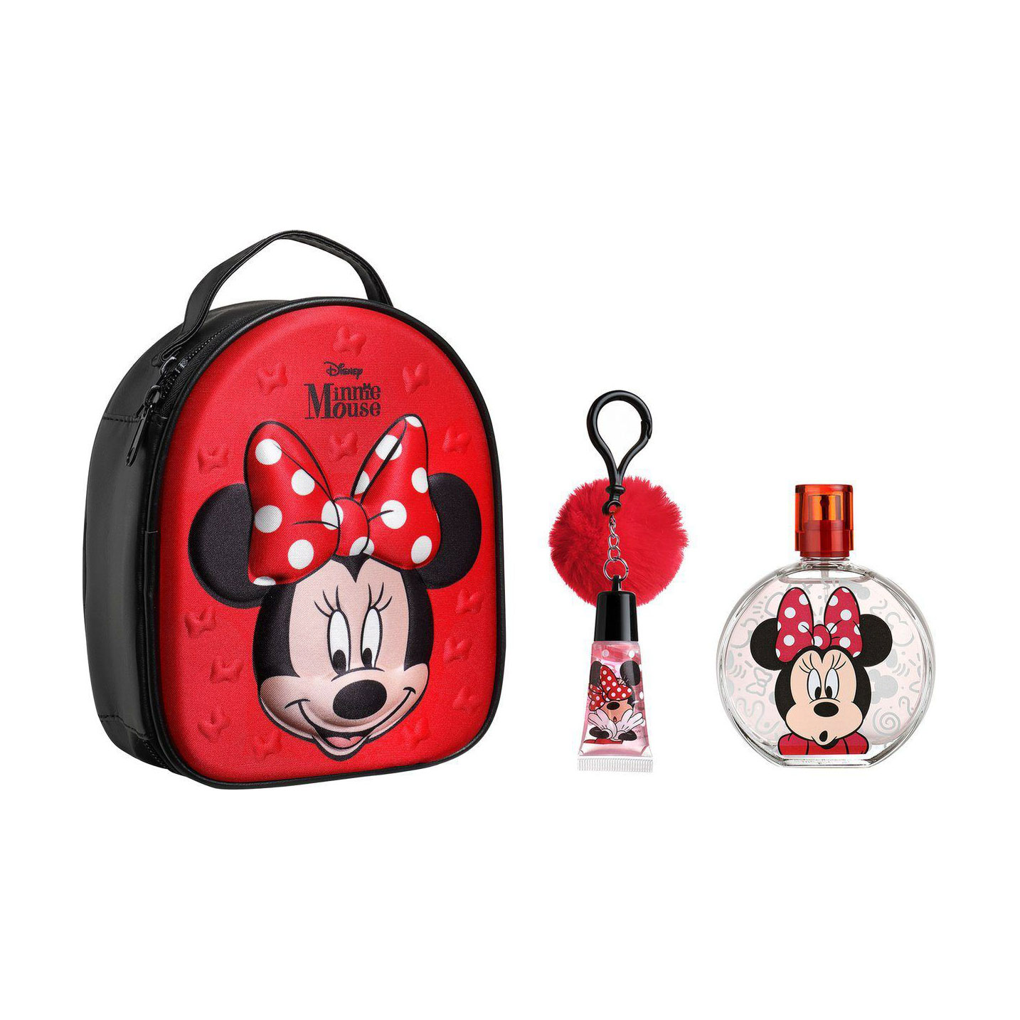 Парфумований набір для дівчинки Air-Val International Disney Minnie Mouse Set (туалетна вода, 100 мл + блиск для губ-брелок, 1 шт + сумочка, 1 шт)
Парфумований набір для дівчинки Air-Val International Disney Minnie Mouse Set (туалетна вода, 100 мл + блиск для губ-брелок, 1 шт + сумочка, 1 шт)