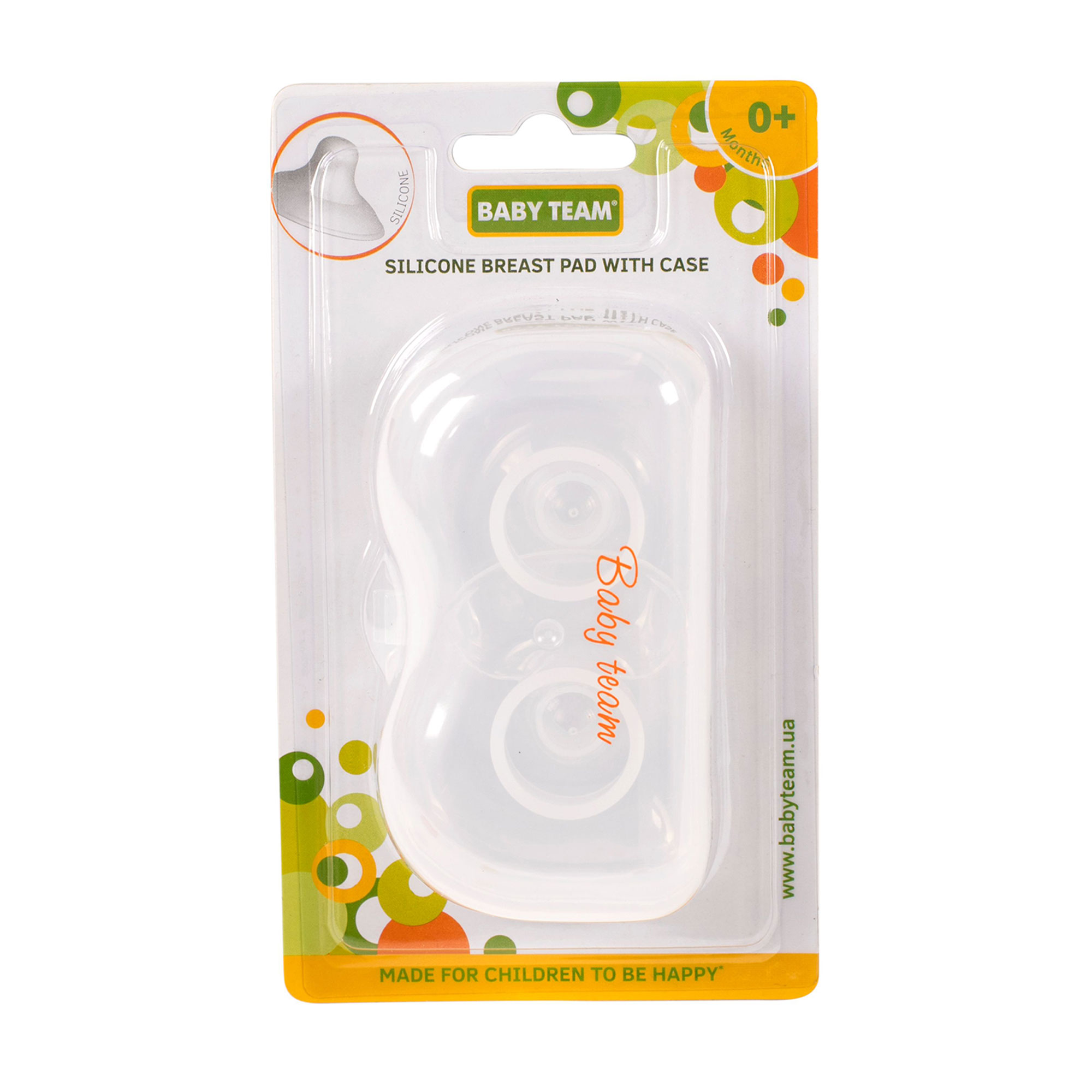 Силіконові накладки для грудей Baby Team Silicone Breast Pad в контейнері, від народження, 2 шт (0030)
Силіконові накладки для грудей Baby Team Silicone Breast Pad в контейнері, від народження, 2 шт (0030)
