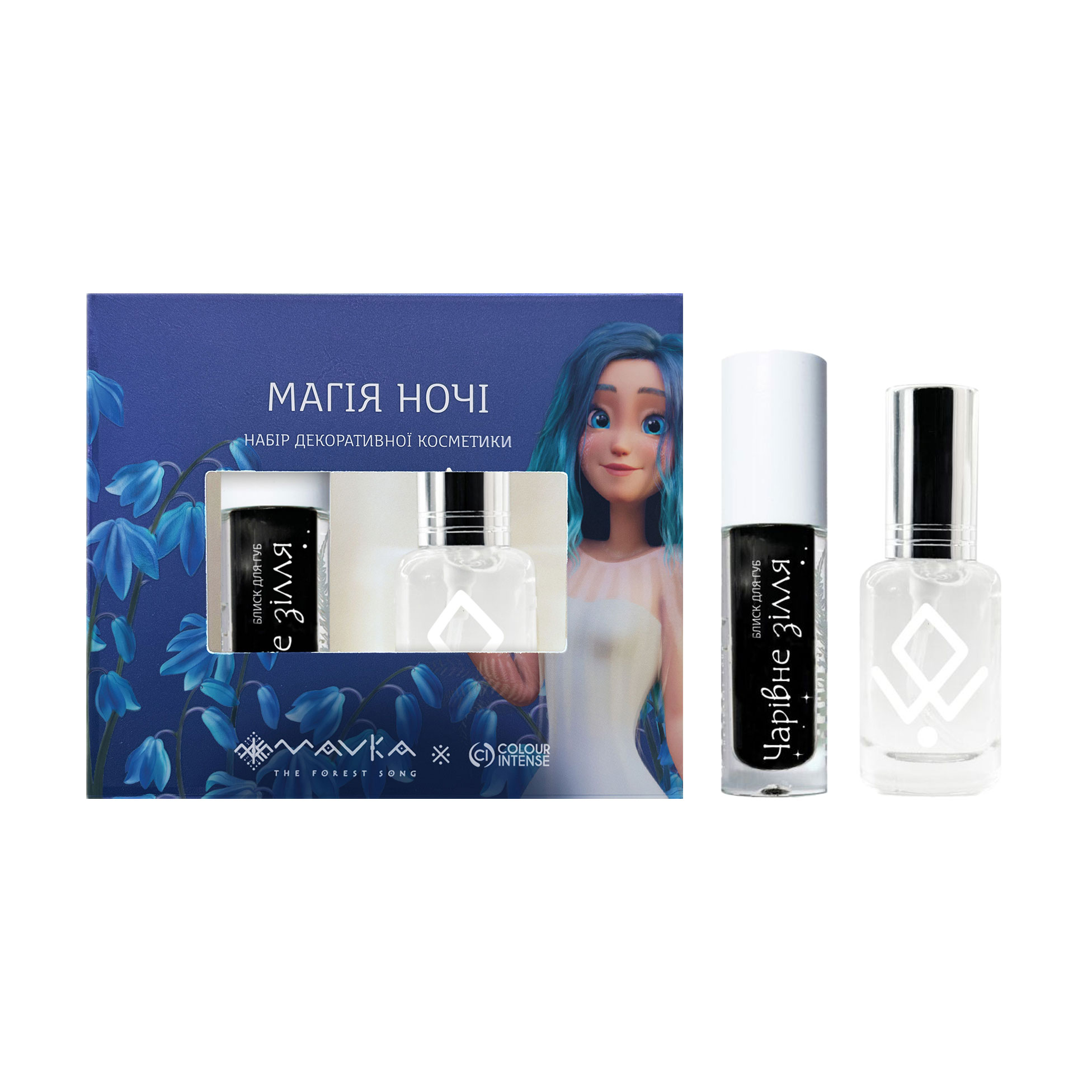 Набір декоративної косметики Colour Intense Mavka Магія ночі (блиск для губ, 3 мл + туалетна вода, 8 мл)
Набір декоративної косметики Colour Intense Mavka Магія ночі (блиск для губ, 3 мл + туалетна вода, 8 мл)