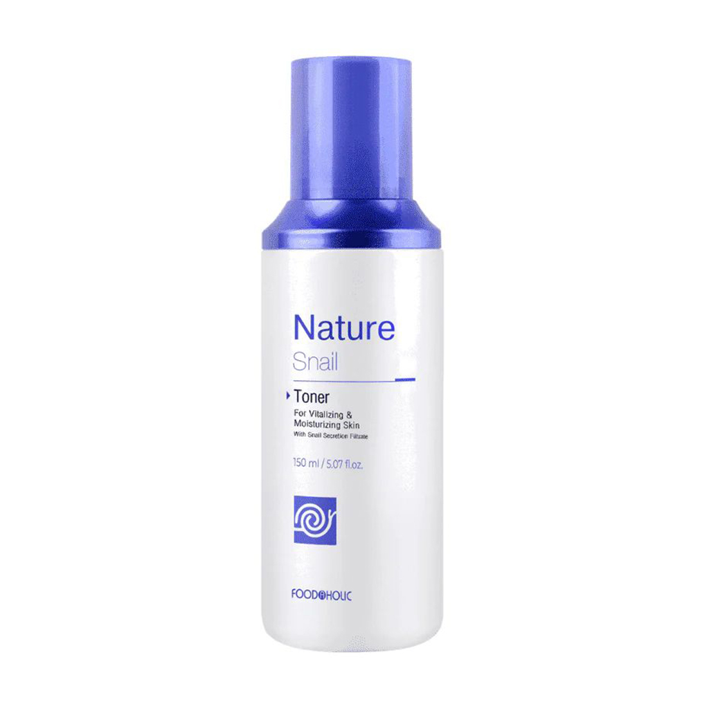 Відновлювальний тонер для обличчя Food A Holic Nature Snail Skin Care Toner з муцином равлика, 150 мл
Відновлювальний тонер для обличчя Food A Holic Nature Snail Skin Care Toner з муцином равлика, 150 мл