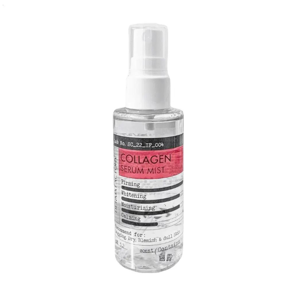 Уцінка! Зволожувальна сироватка-міст для обличчя Derma Factory Collagen Serum Mist з колагеном, 80 мл
Уцінка! Зволожувальна сироватка-міст для обличчя Derma Factory Collagen Serum Mist з колагеном, 80 мл
