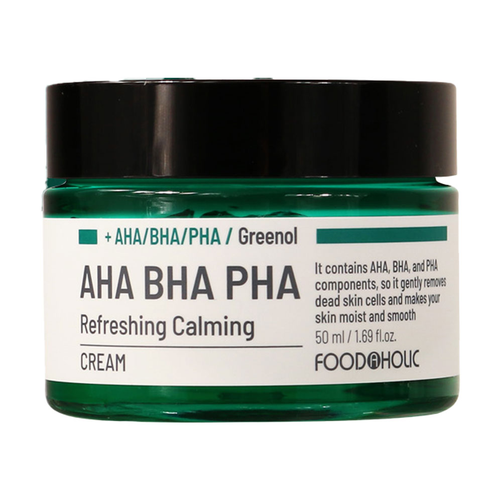 Заспокійливий крем для обличчя Food A Holic AHA BHA PHA Refreshing Calming Cream, 50 мл
Заспокійливий крем для обличчя Food A Holic AHA BHA PHA Refreshing Calming Cream, 50 мл