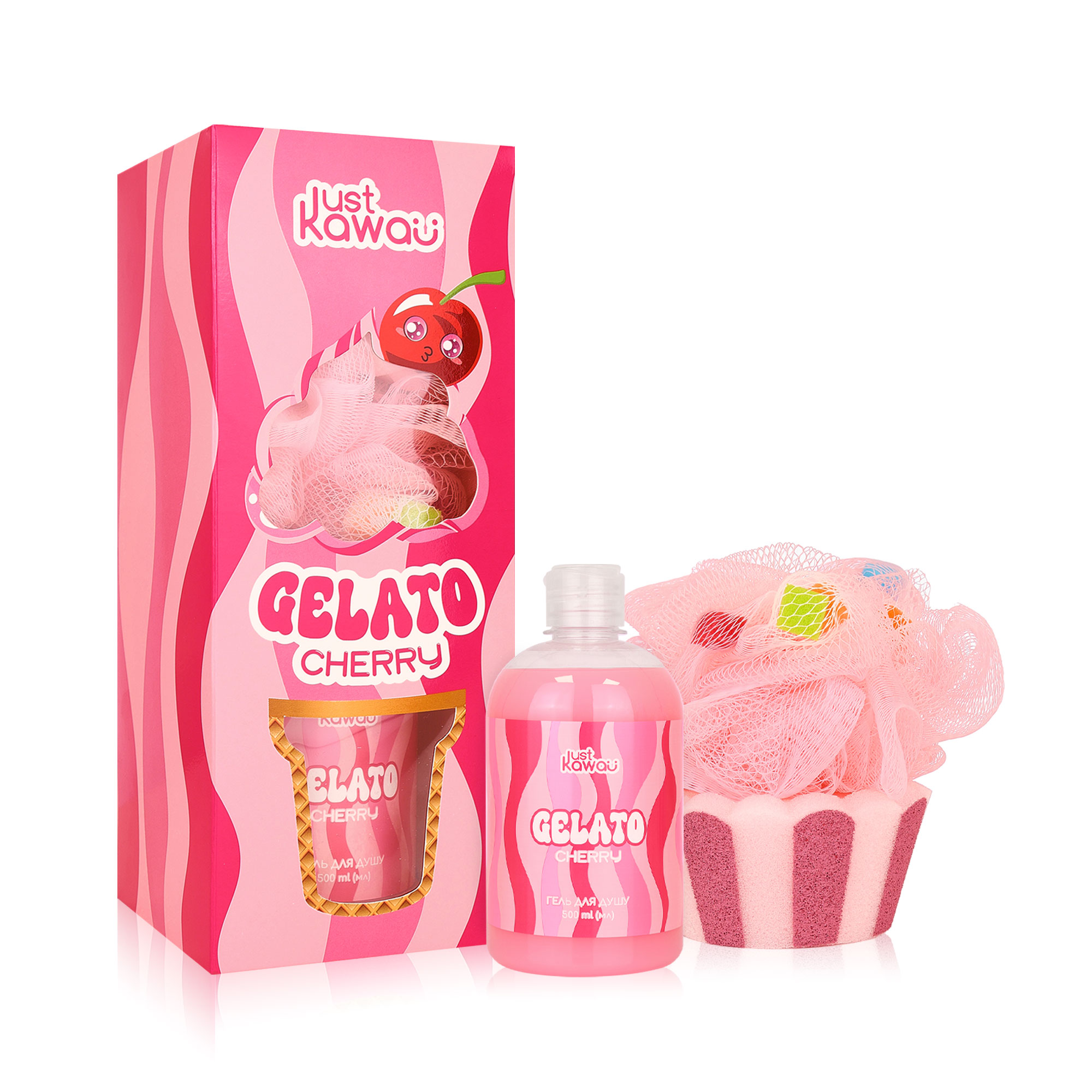 Уцінка! Подарунковий набір Just Kawaii Gelato Cherry (гель для душу, 500 мл + мочалка, 1 шт)
Уцінка! Подарунковий набір Just Kawaii Gelato Cherry (гель для душу, 500 мл + мочалка, 1 шт)