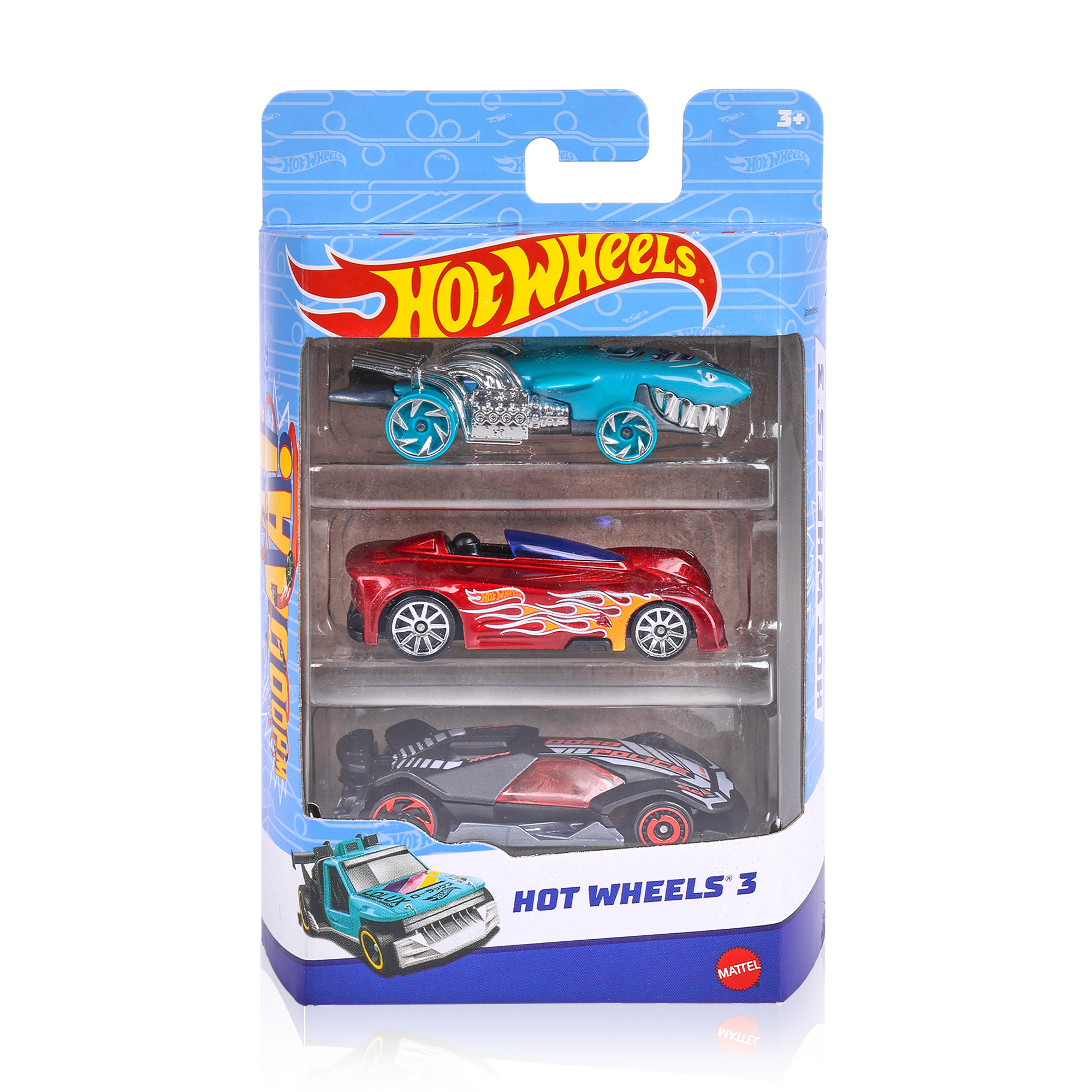 Набір базових автомобілів Hot Wheels 3 бірюзовий\темно-червоний\темно-сірий, від 3 років, 16*11*4 см, 3 шт (K5904)
Набір базових автомобілів Hot Wheels 3 бірюзовий\темно-червоний\темно-сірий, від 3 років, 16*11*4 см, 3 шт (K5904)