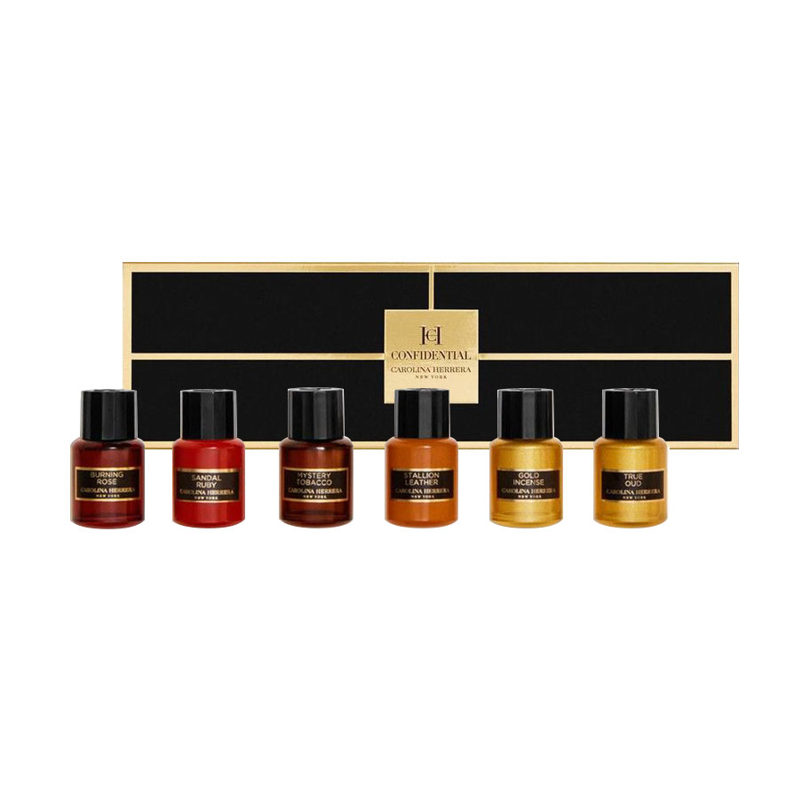 Парфумований набір жіночий Carolina Herrera Confidential Giftset, 6*5 мл
Парфумований набір жіночий Carolina Herrera Confidential Giftset, 6*5 мл