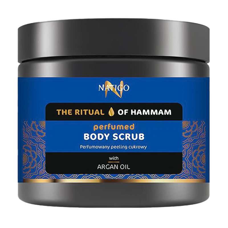 Парфумований цукровий скраб для тіла Natigo The Ritual of Hammam Perfumed Body Scrub з олією аргани, 650 г
Парфумований цукровий скраб для тіла Natigo The Ritual of Hammam Perfumed Body Scrub з олією аргани, 650 г