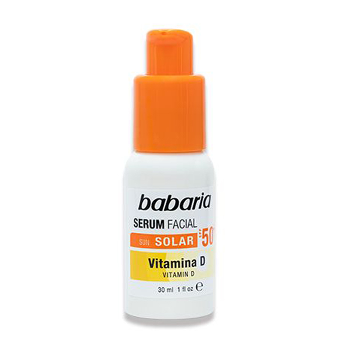Сонцезахисна сироватка для обличчя Babaria Sun Solar Facial Serum SPF 50+ з вітаміном D, 30 мл
Сонцезахисна сироватка для обличчя Babaria Sun Solar Facial Serum SPF 50+ з вітаміном D, 30 мл