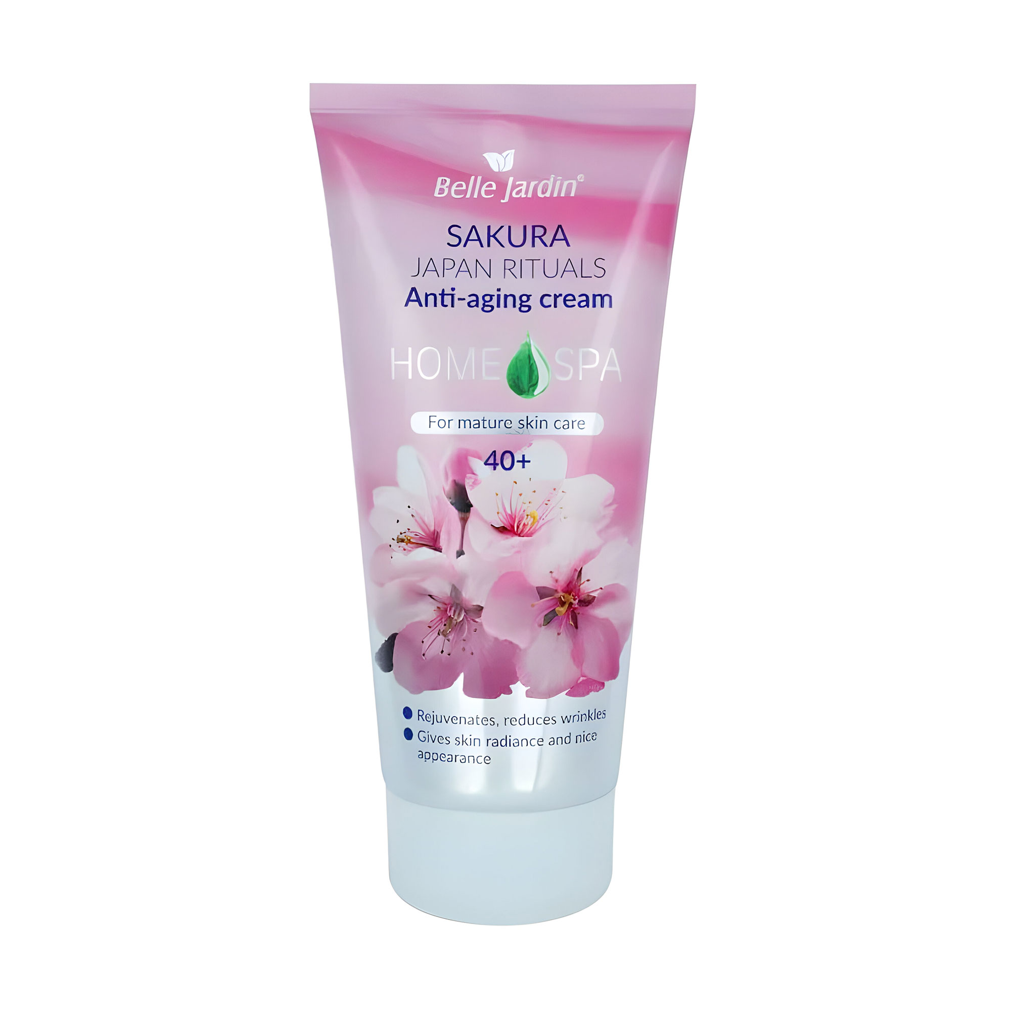 Антивіковий крем для обличчя та тіла Belle Jardin Home Spa Sakura Japan Rituals 40+, 200 мл
Антивіковий крем для обличчя та тіла Belle Jardin Home Spa Sakura Japan Rituals 40+, 200 мл