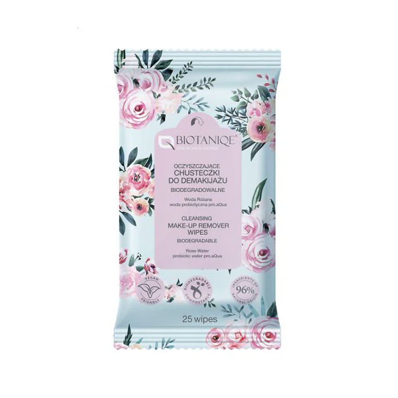 Вологі серветки для зняття макіяжу Biotaniqe Cleansing Make-Up Remover Wipes, 25 шт
Вологі серветки для зняття макіяжу Biotaniqe Cleansing Make-Up Remover Wipes, 25 шт