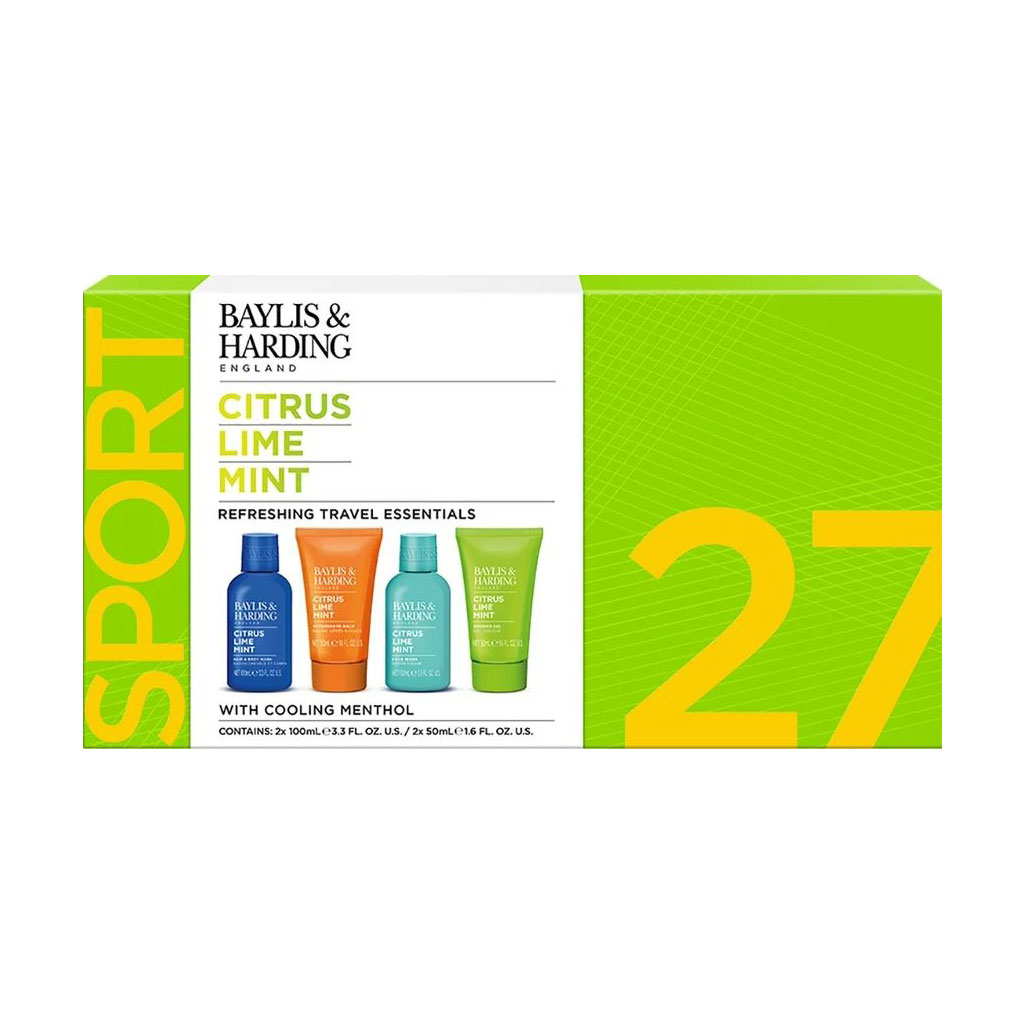 Уцінка! Чоловічий набір для догляду за тілом Baylis & Harding Men's Citrus Lime & Mint (гель для обличчя, 100 мл + шампунь, 100 мл + гель для душу, 50 мл + бальзам після гоління, 50 мл)
Уцінка! Чоловічий набір для догляду за тілом Baylis & Harding Men's Citrus Lime & Mint (гель для обличчя, 100 мл + шампунь, 100 мл + гель для душу, 50 мл + бальзам після гоління, 50 мл)