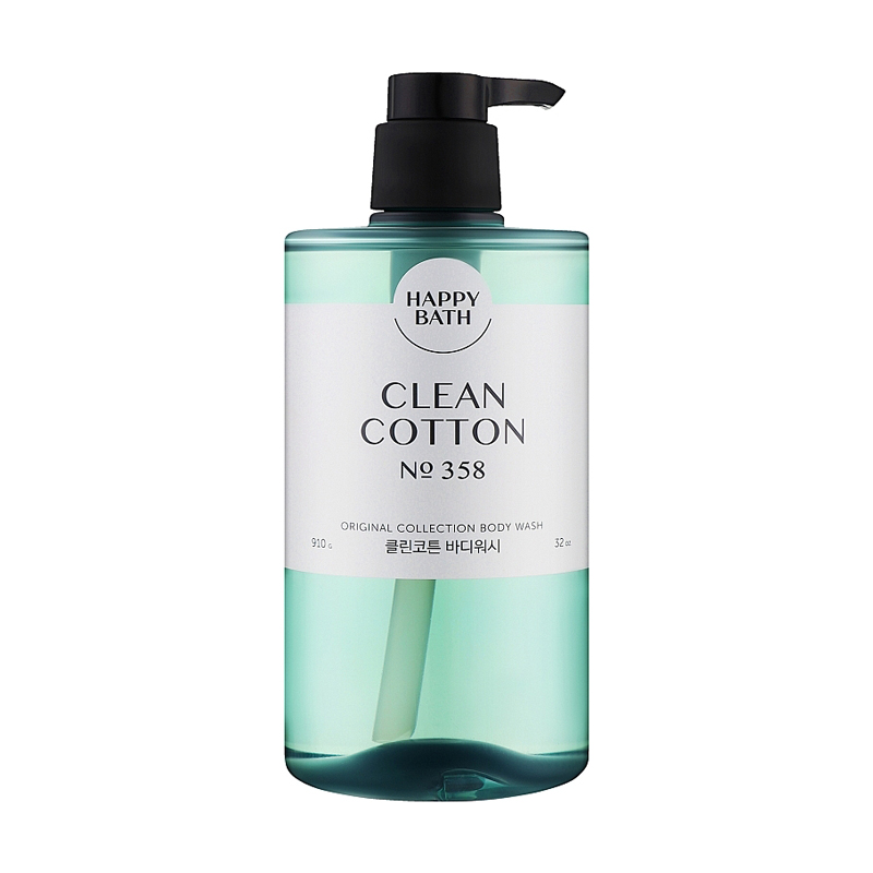 Парфумований гель для душу Happy Bath Original Collection Clean Cotton No.358 Body Wash, 910 г
Парфумований гель для душу Happy Bath Original Collection Clean Cotton No.358 Body Wash, 910 г